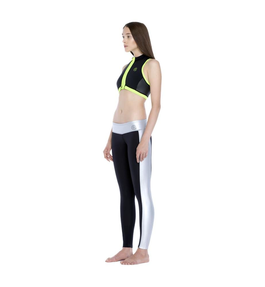 Leggings - Schwarz und Silber