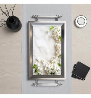 Tablett, 100 % gehärtetes Glas, mehrfarbig