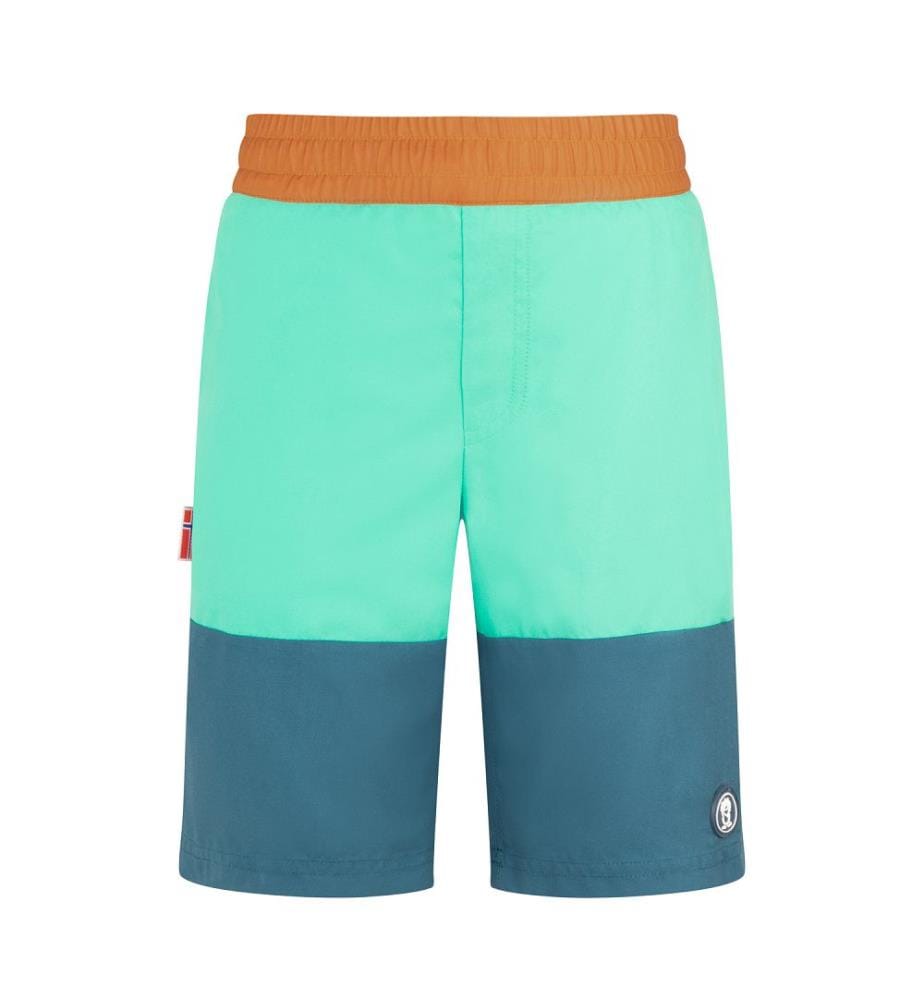 Short Kroksand - vert aigue-marine, forêt de minuit et caramel
