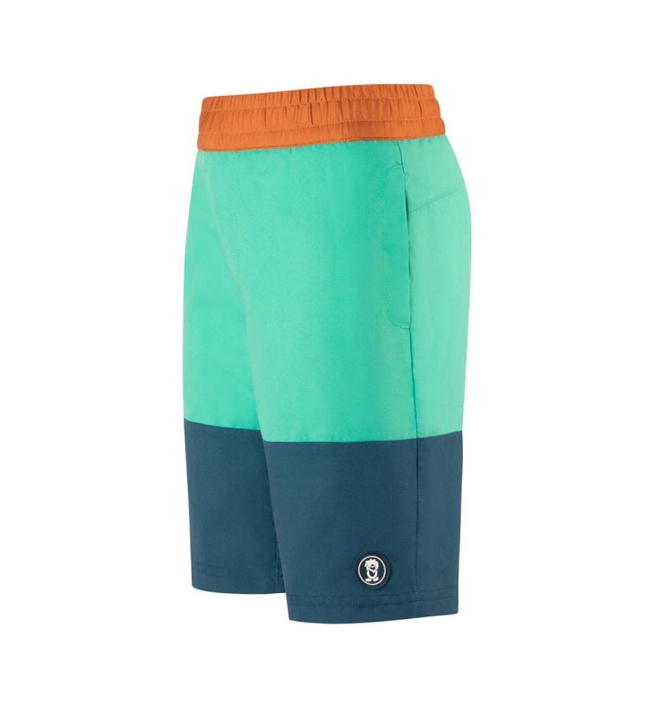 Short Kroksand - vert aigue-marine, forêt de minuit et caramel