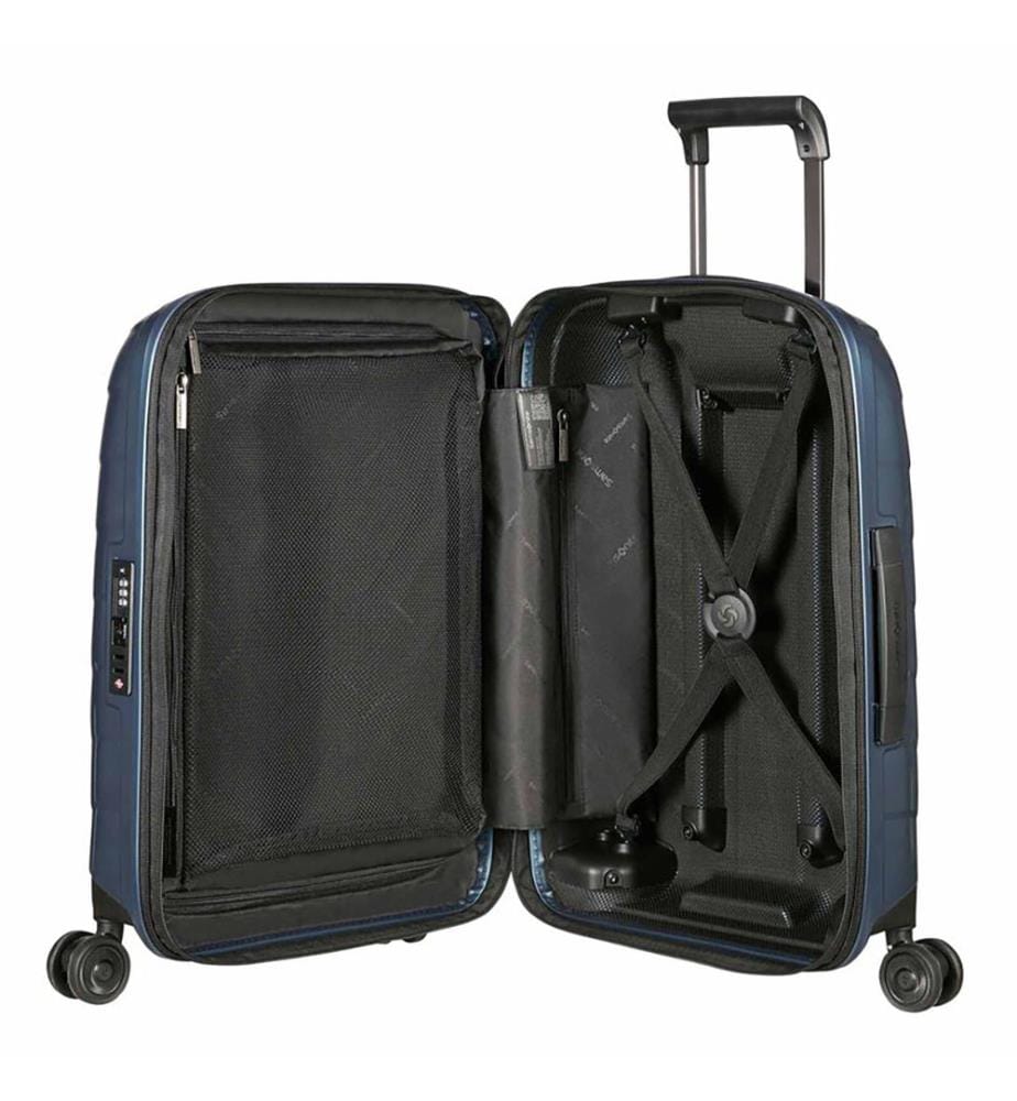 Reisekoffer Attrix Spinner 55 cm - Stahlblau