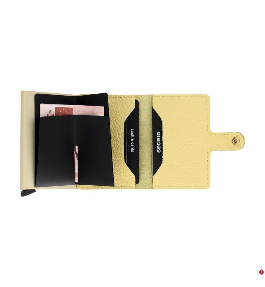 Miniwallet Kartenetui - Pebble Butter Yellow