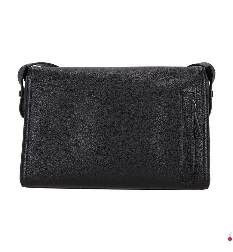 Umhängetasche aus Canvas mit Visetos-Monogramm und Besätzen aus spanischem Kalbsleder Small - Schwarz