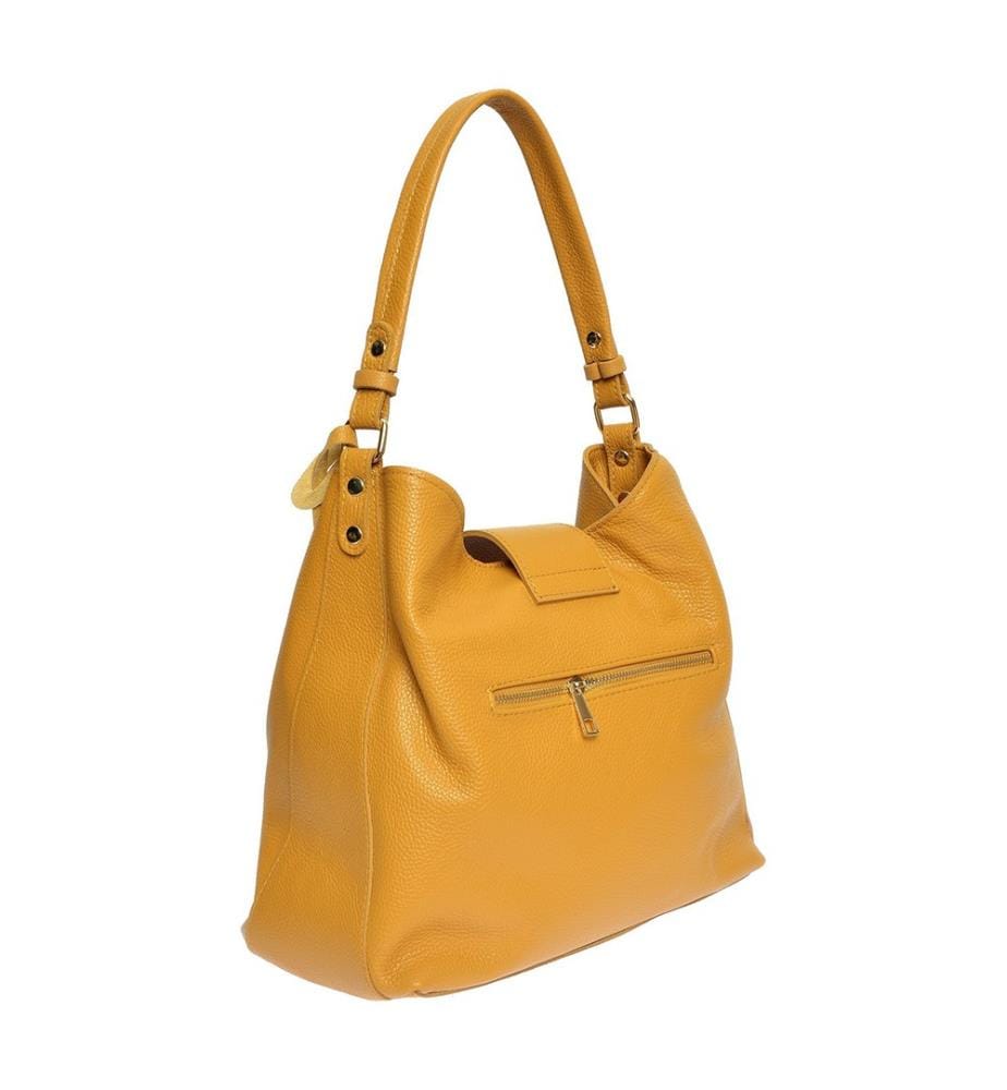 Borsa con manico superiore - Senape