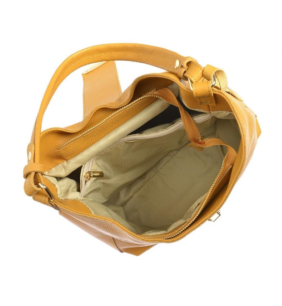 Borsa con manico superiore - Senape