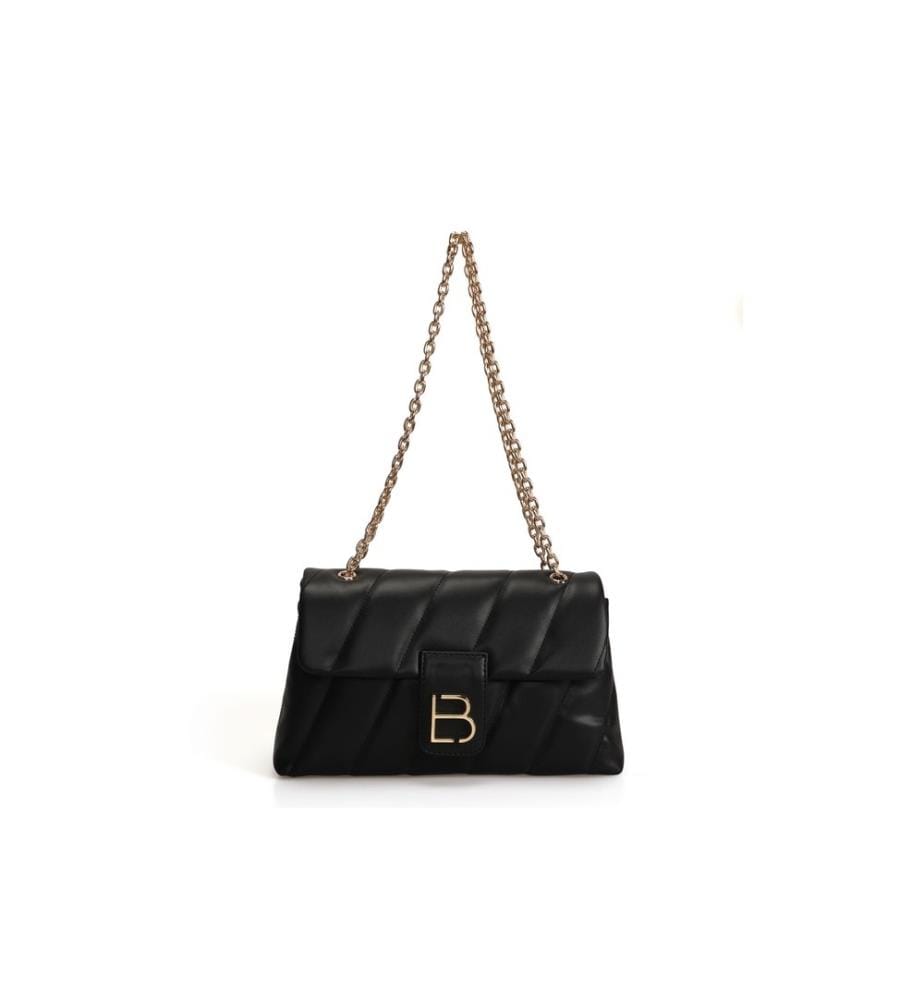 Umhängetasche, Schwarz, 100% Polyvinyl Leder