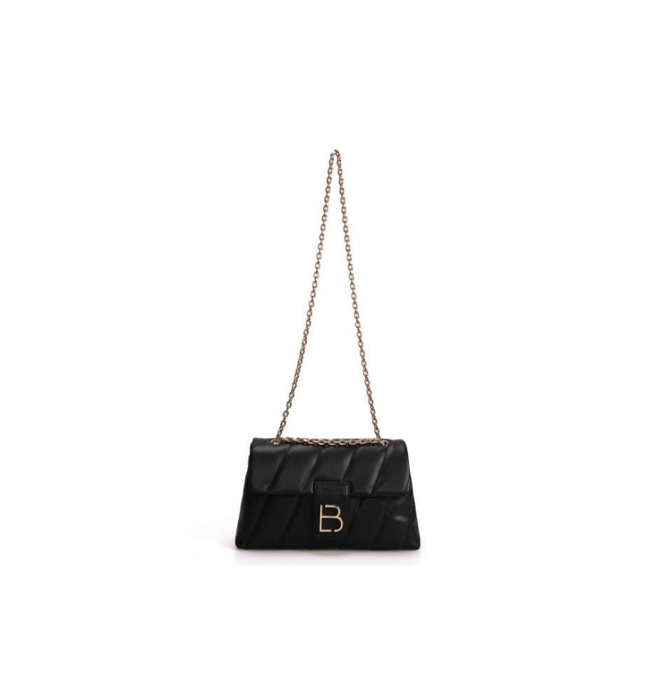 Umhängetasche, Schwarz, 100% Polyvinyl Leder