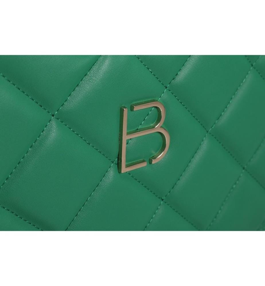 Umhängetasche, Grün, 100% Polyvinyl Leder