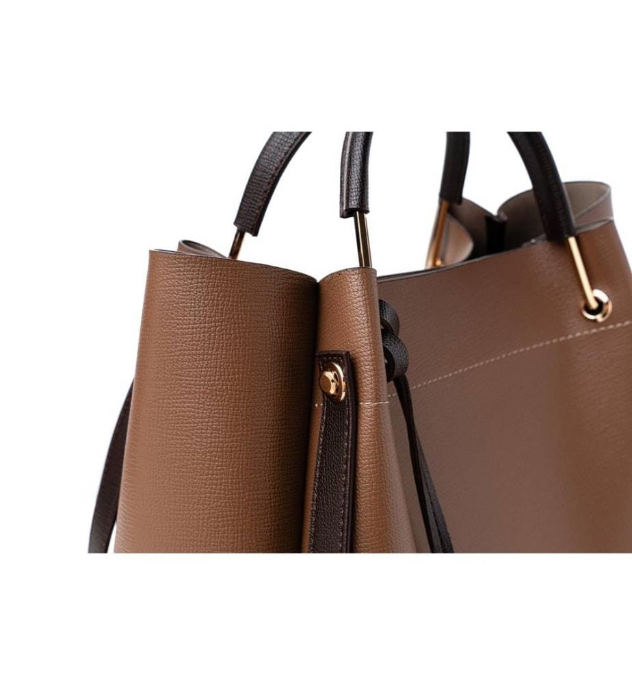 Tote Tasche, Nerz, 100% Polyvinyl Leder