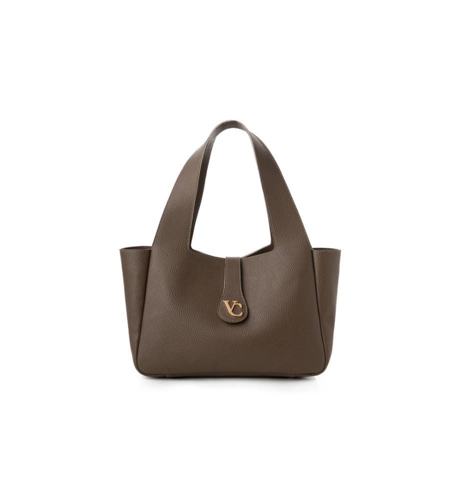 Tragetasche, Nerz, 100 % POLYVINYL-LEDER