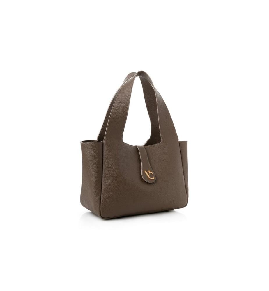 Tragetasche, Nerz, 100 % POLYVINYL-LEDER