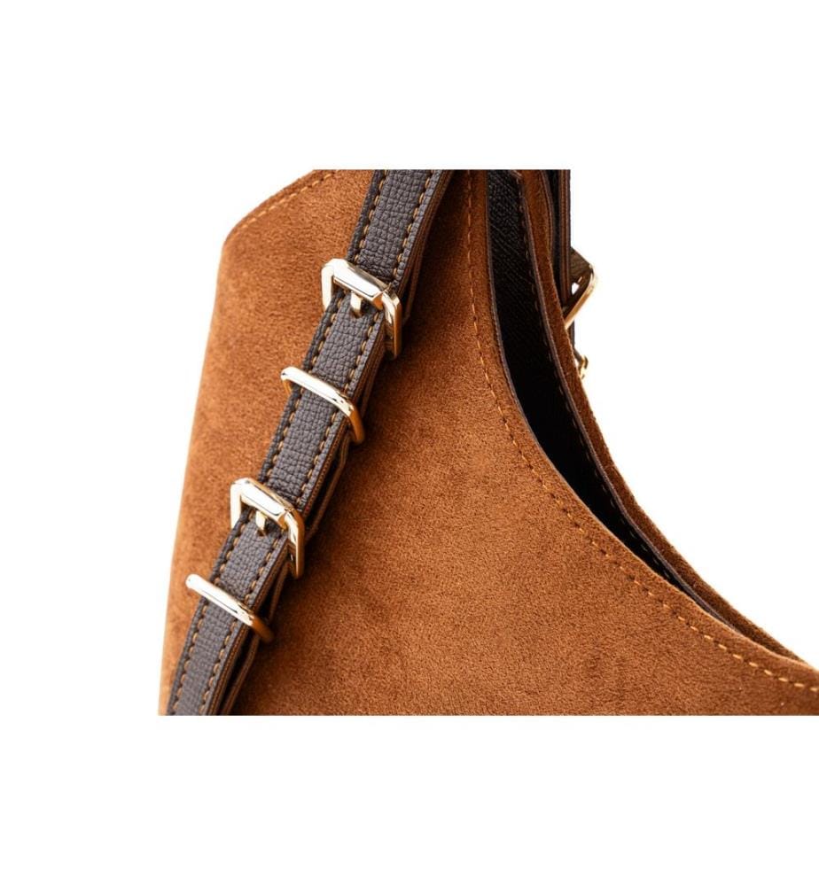 Tragetasche, Braun, 100 % POLYVINYL-LEDER
