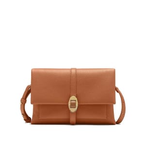 Sac à main Dorian – Cuir grainé – Marron