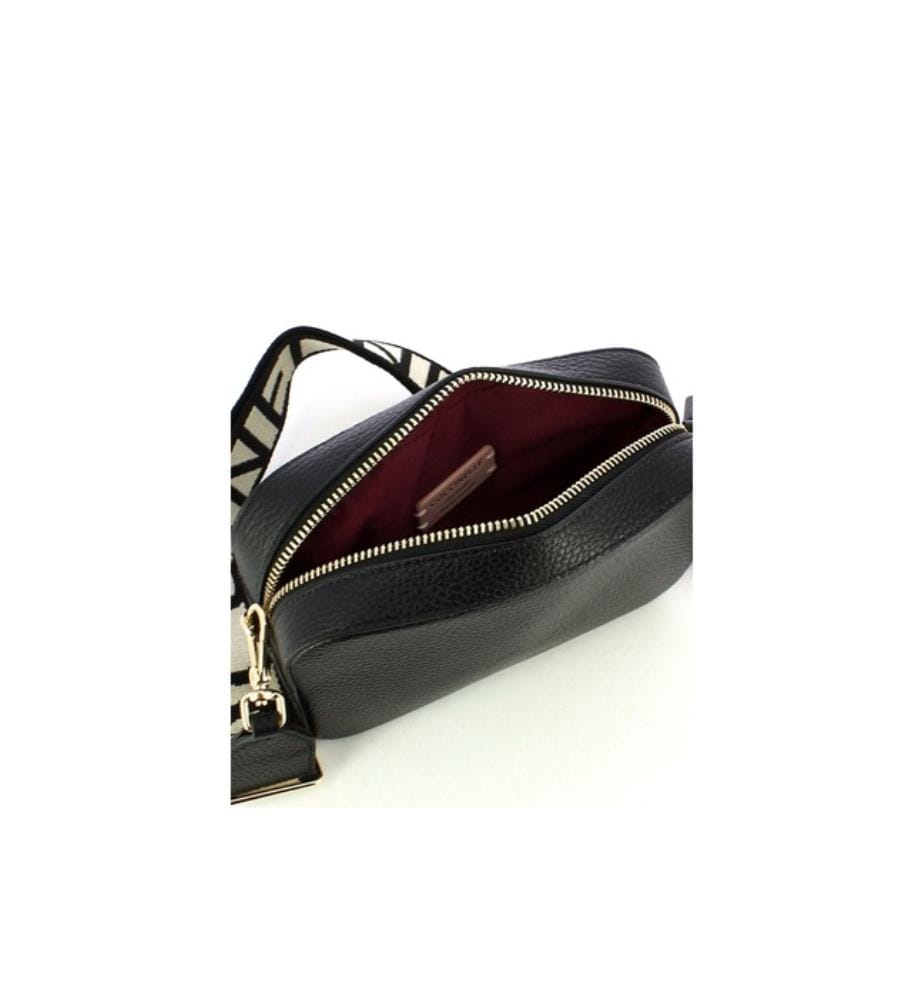 Mini sac Tebe en cuir grainé pour femme - Noir