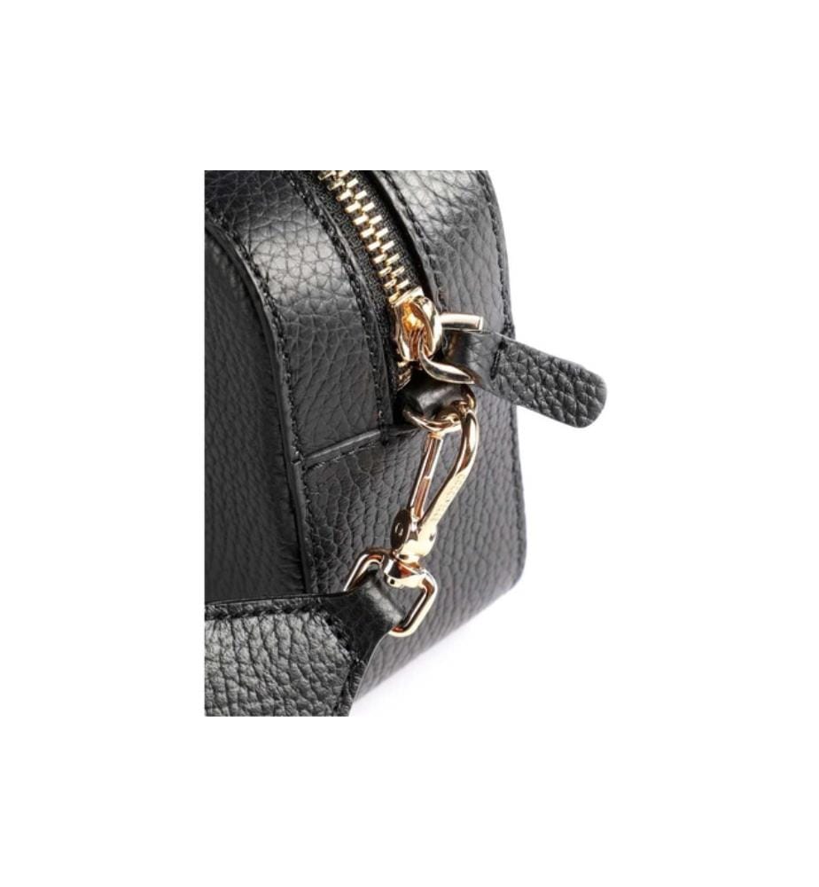 Mini sac Tebe en cuir grainé pour femme - Noir