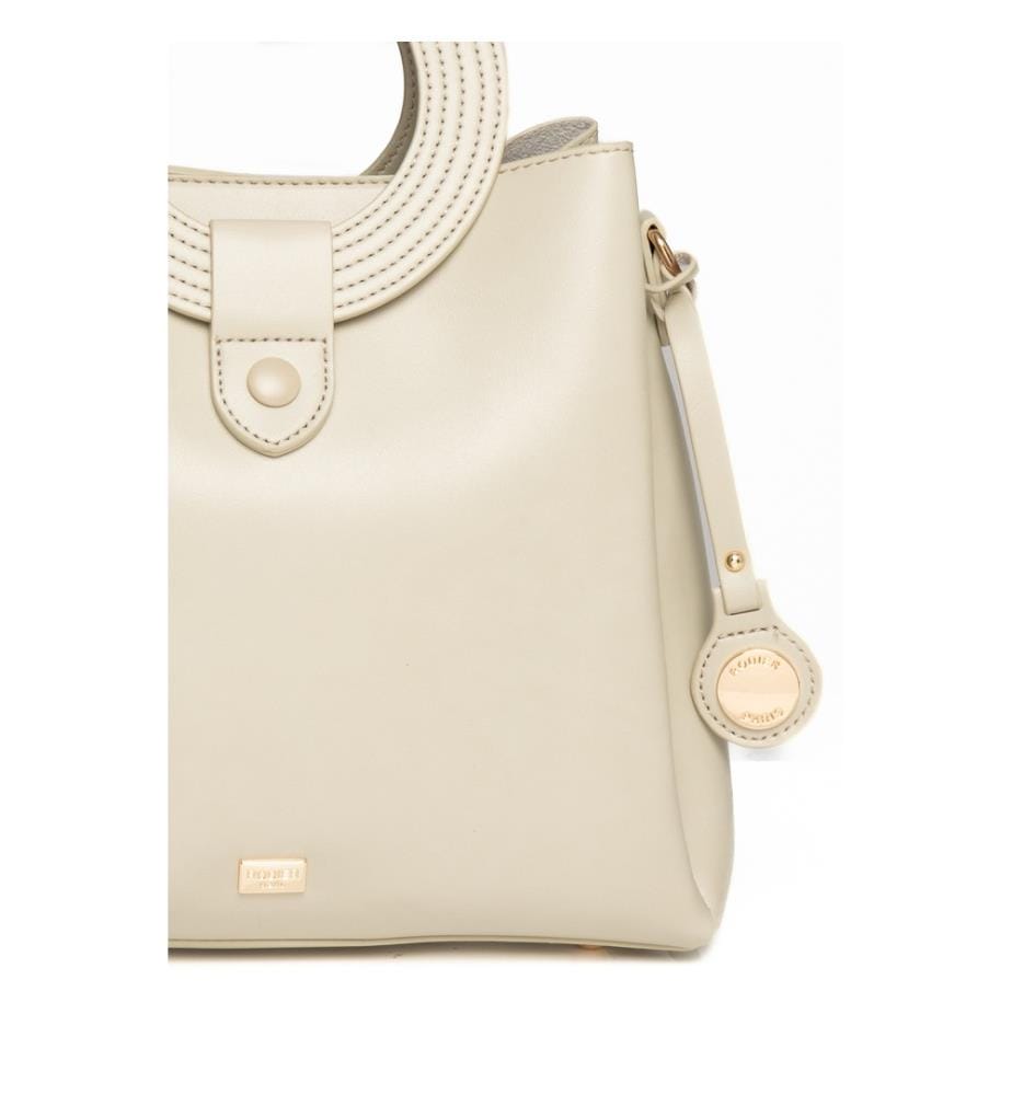 Handtasche Talus - Kreide