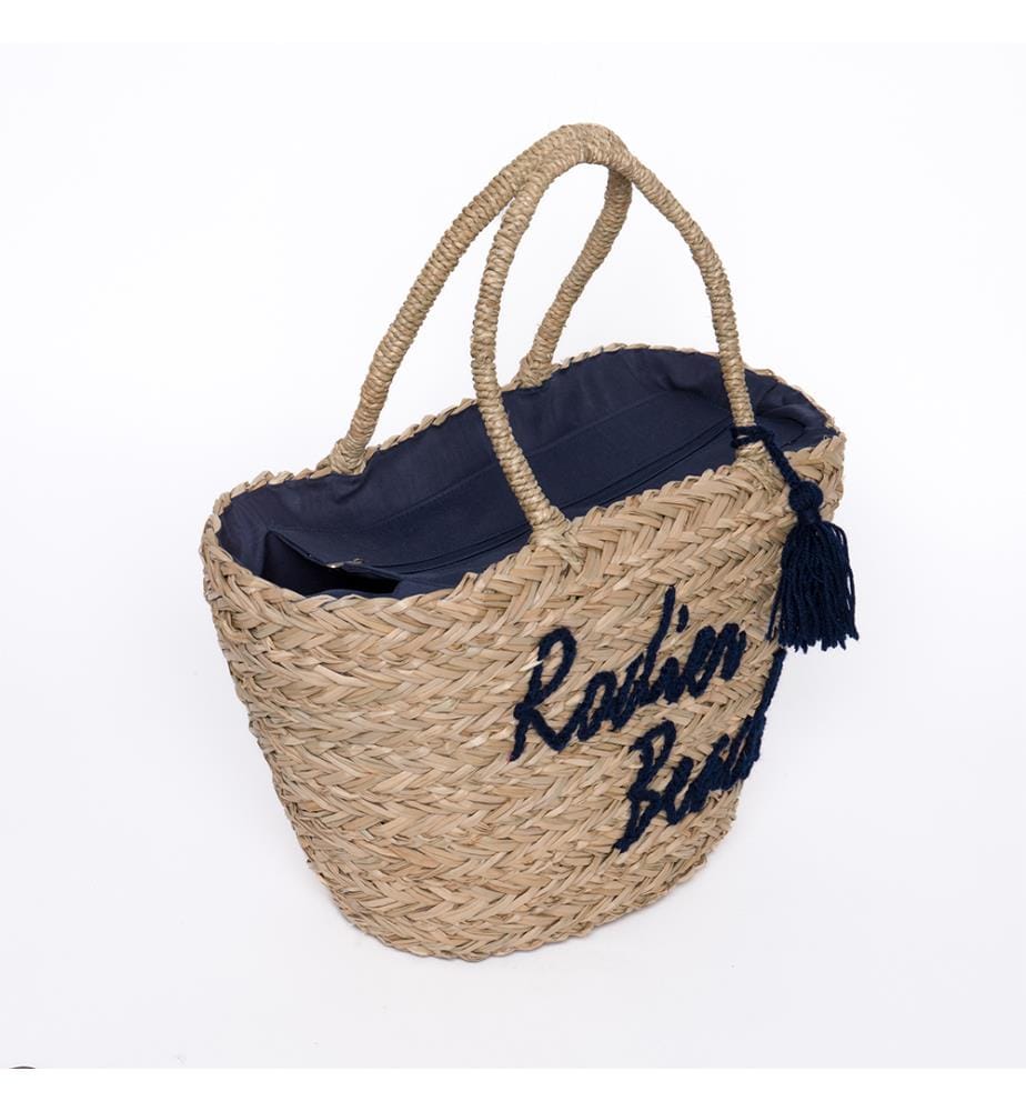 Korb Playa - Beige und Marine