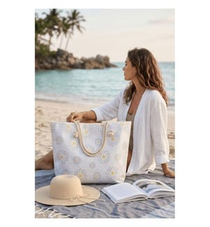 Strandtasche, 100 % Polyester, Blau