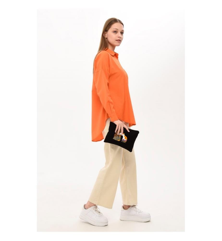 Kosmetiktasche, 100 % Baumwolle, Schwarz
