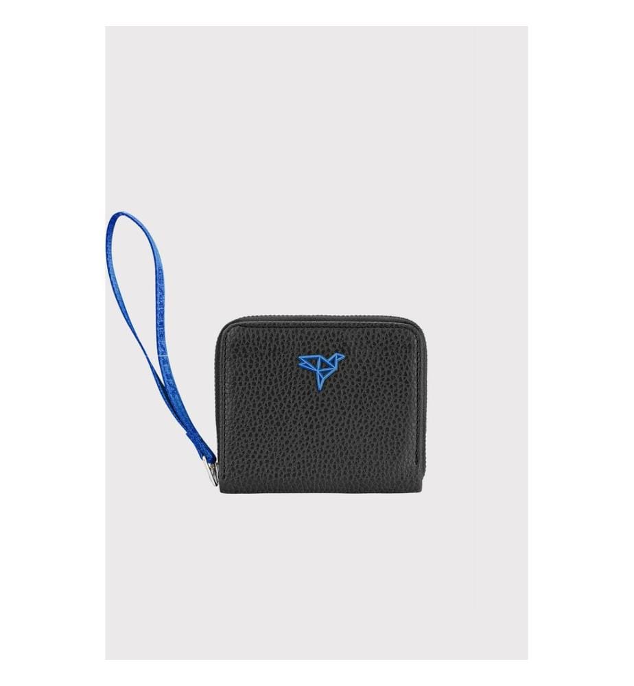 Damengeldbörse, 100 % PU-Leder, Blau