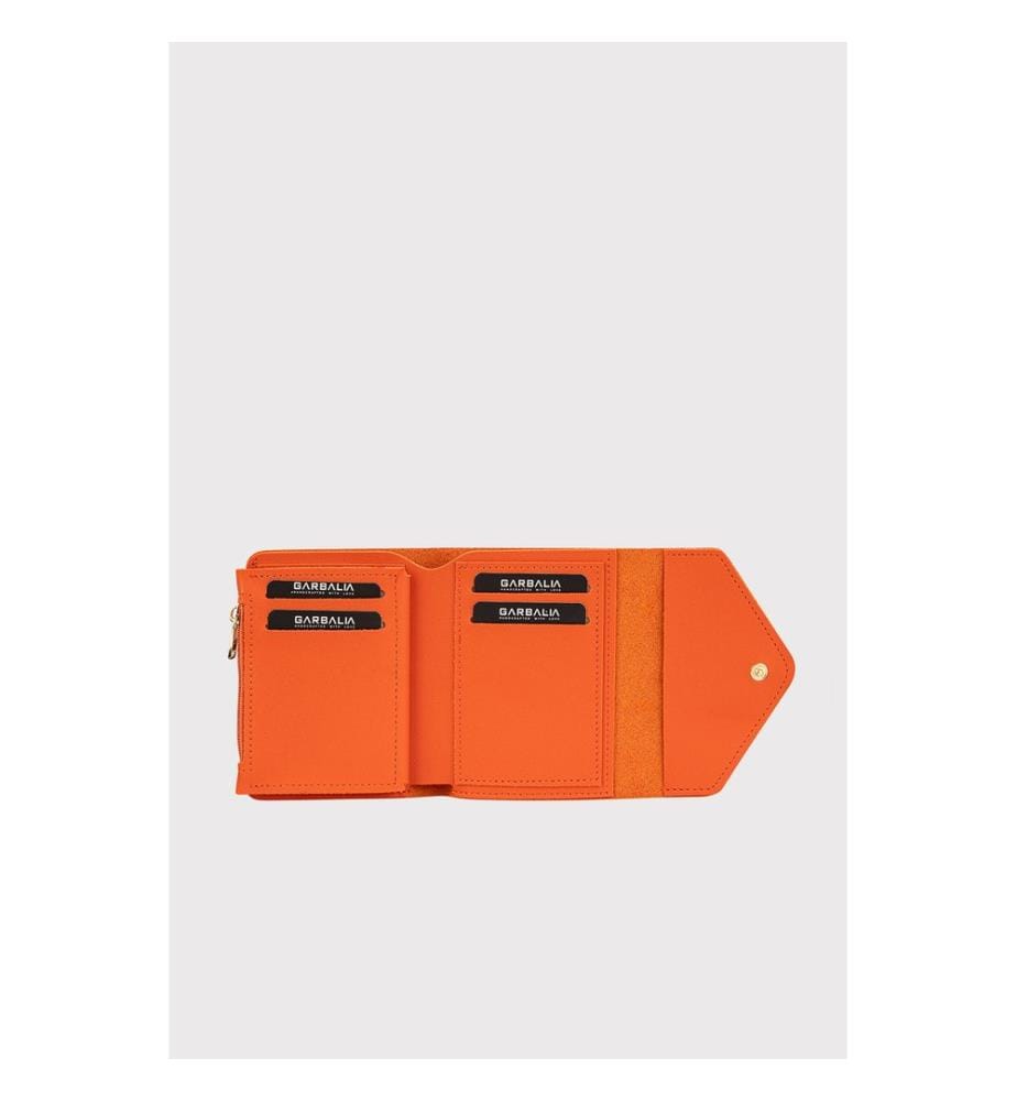 Damengeldbörse, 100 % PU-Leder, Orange