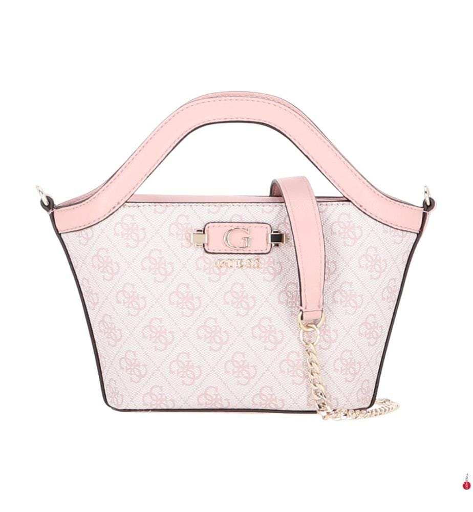 Sac à Main Lindsey - Blanc et Rose