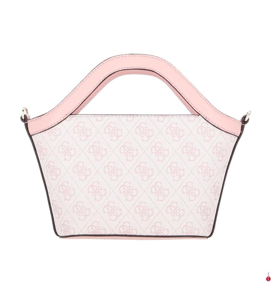 Sac à Main Lindsey - Blanc et Rose