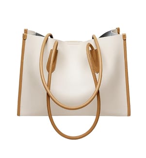 Sac Fourre-Tout en Cuir - Ivoire