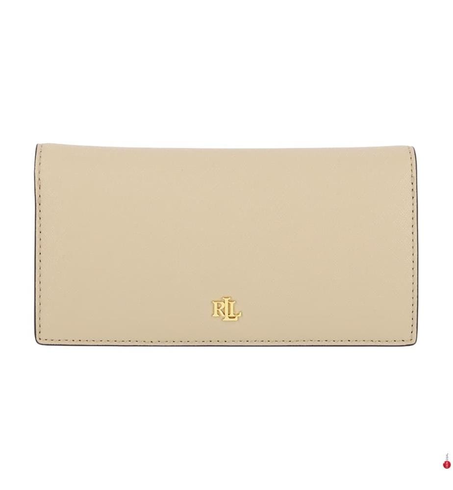 Brieftasche aus Leder - Beige