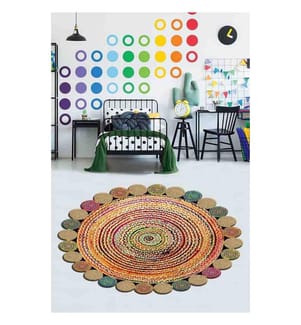 Teppich 60 cm - Mehrfarbig