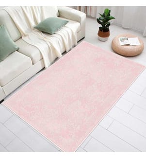 Teppich, Rosa, 100% Baumwolle, 90 x 180 cm