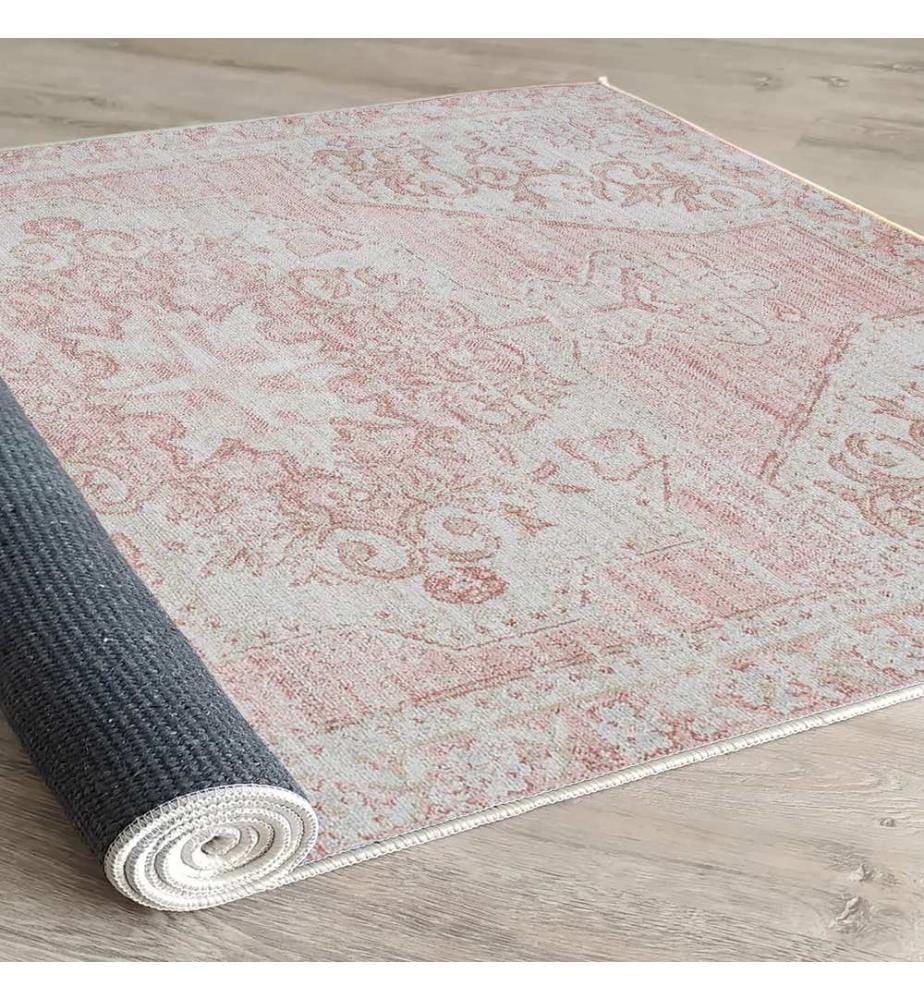 Teppich, 160 x 230 cm, Creme, 70 % Baumwolle / 30 % Polyester, 1435 g/m²