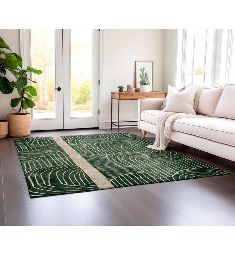 Teppich, 160 x 230 cm, mehrfarbig, 60 % Baumwolle / 40 % Polyester