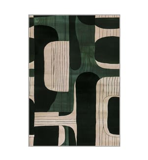 Teppich, 160 x 230 cm, mehrfarbig, 60 % Baumwolle / 40 % Polyester