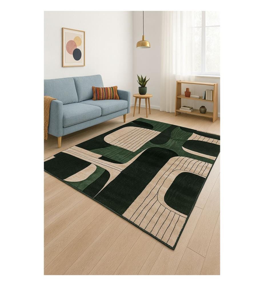 Teppich, 160 x 230 cm, mehrfarbig, 60 % Baumwolle / 40 % Polyester