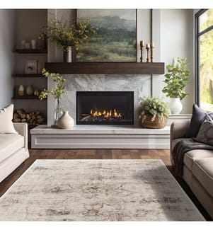 Teppich, 160 x 230, Beige, 100 % POLYESTER