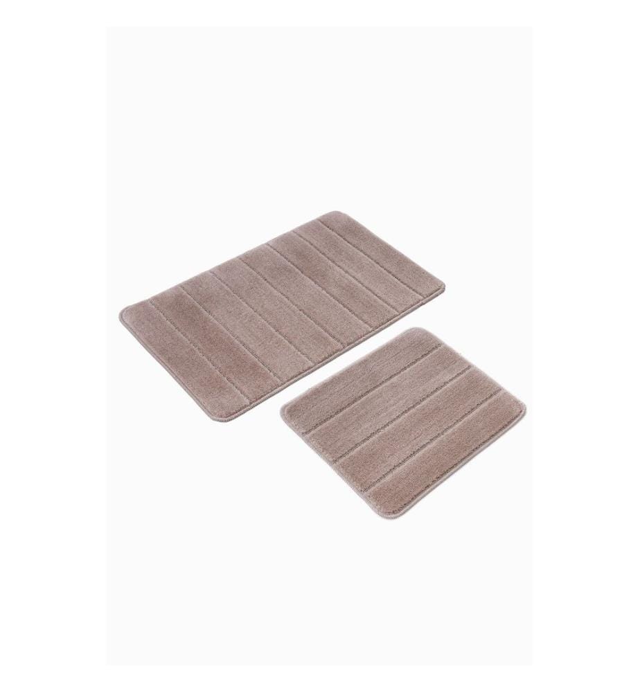 Badematten-Set, 2-teilig, Nerz, 100 % Polypropylen