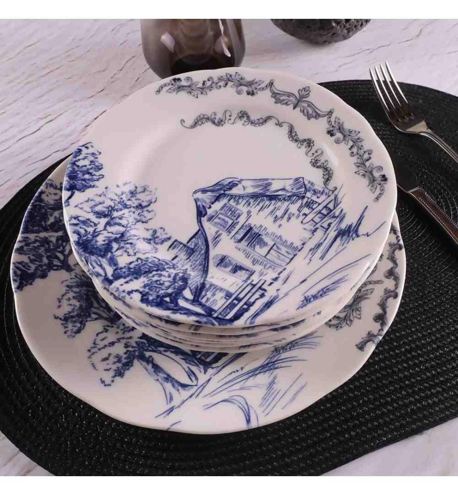 Teller-Set 7-teilig - Multicolor