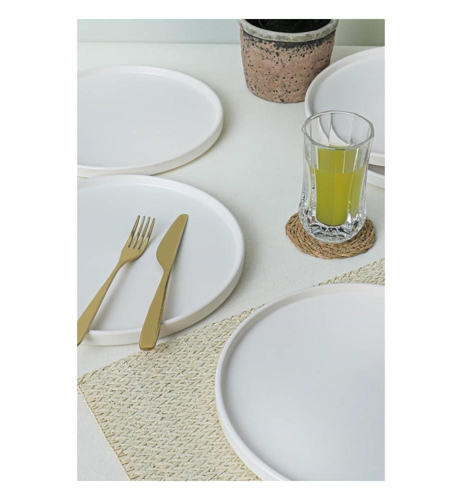 Serviergeschirr-Set (6-teilig) – Mattweiss