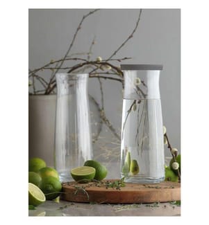 Glasflasche, Transparent, 100% Glas