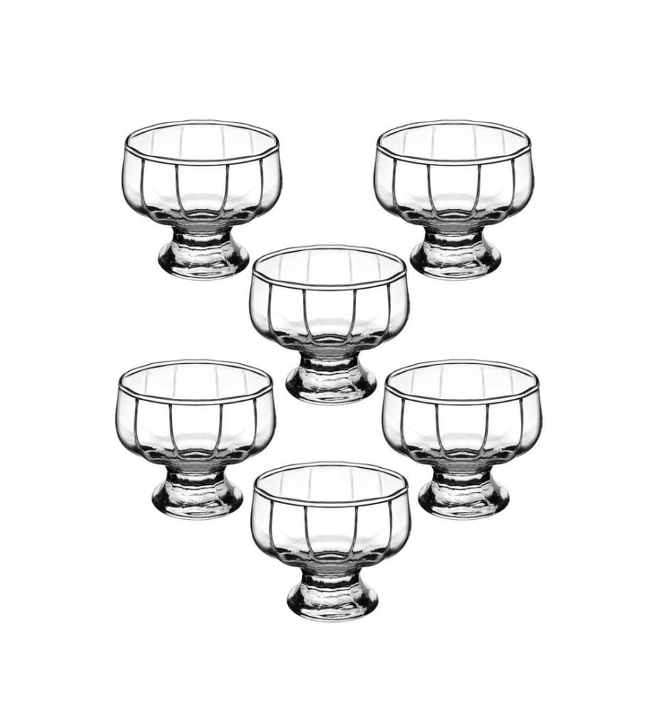Glasschalen-Set 6-teilig - Transparent
