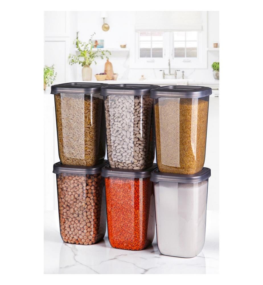 Storage Box Set (6 Pieces) - Anthracite