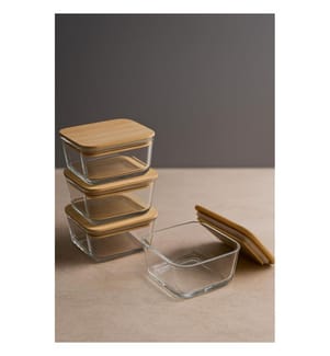 8er-Set Aufbewahrungsboxen – transparent