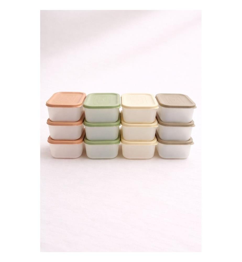 Storage Box Set, 13 Pieces, 100% PLASTIC, Grey