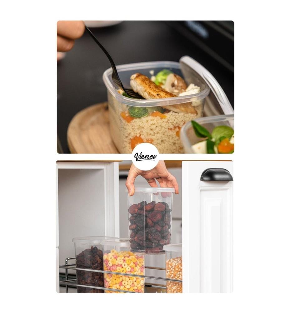 Aufbewahrungsboxen-Set, 24-teilig, weiss, 100% Plastic