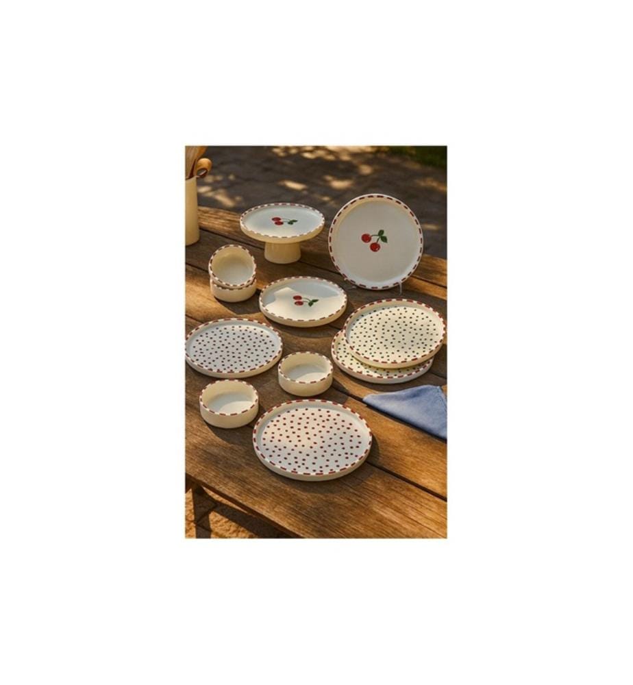 Breakfast Set, 11 Pieces, Multicolor, 100% CERAMIC
