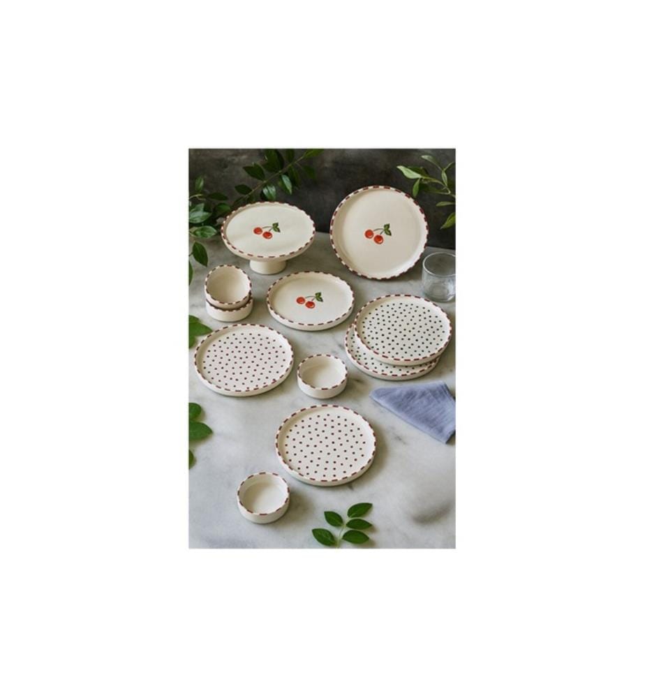 Breakfast Set, 11 Pieces, Multicolor, 100% CERAMIC