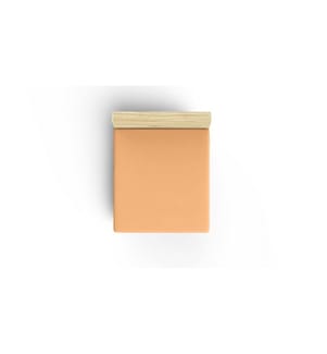 Ranforce King Spannbettlaken 160 x 200 cm - Pale Orange