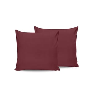 Kopfkissenbezug-Set (2 Stück) 60 x 60 cm - Braun