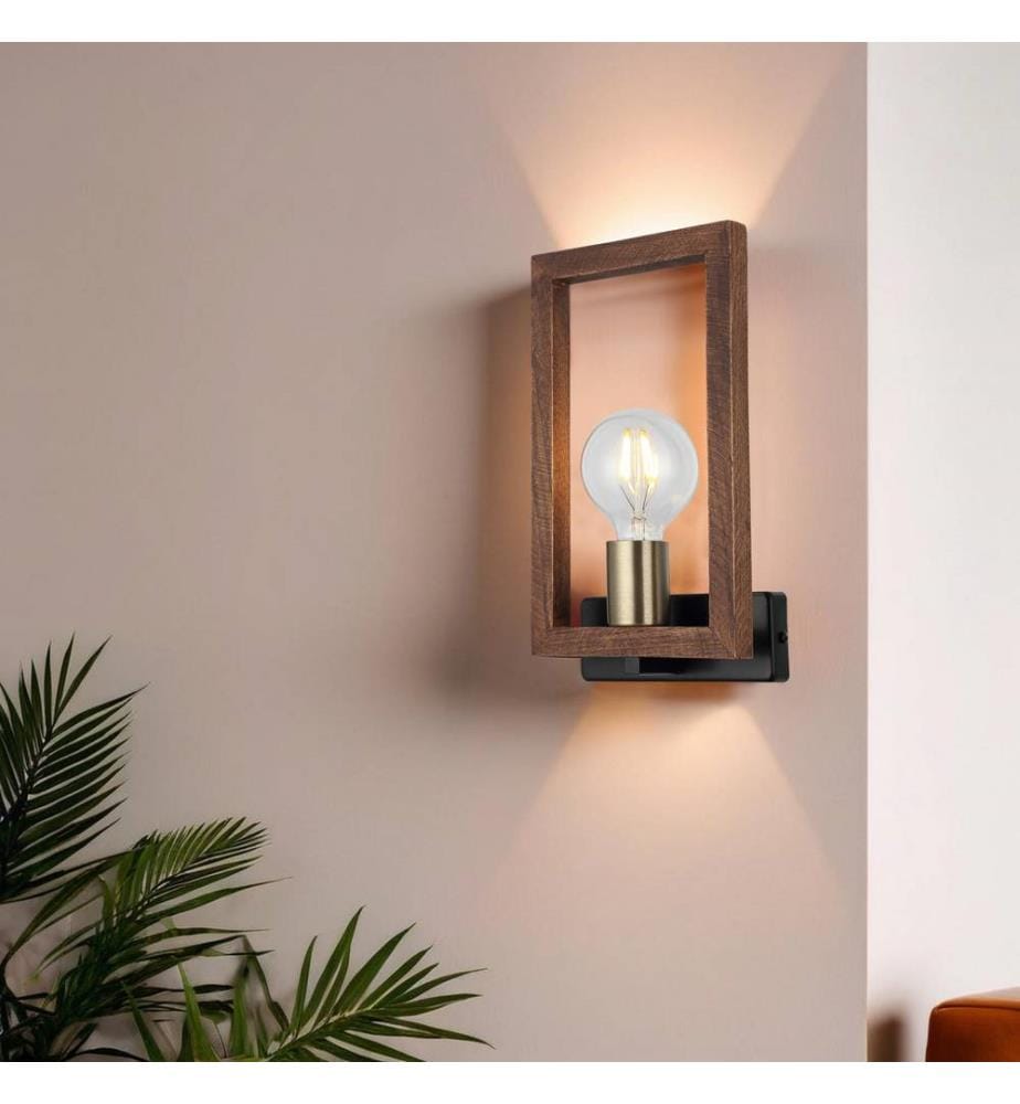 Lampada da parete - Antico e nero